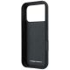 7. BMW M Quadrille Kevlar Metal Logo MagSafe Case for iPhone 17 Pro / 18 Pro - Gray