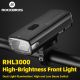 5. Rockbros front light 3000 Lumen