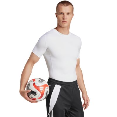 6. Men's adidas Techfit Short Sleeve Tee white JP4675