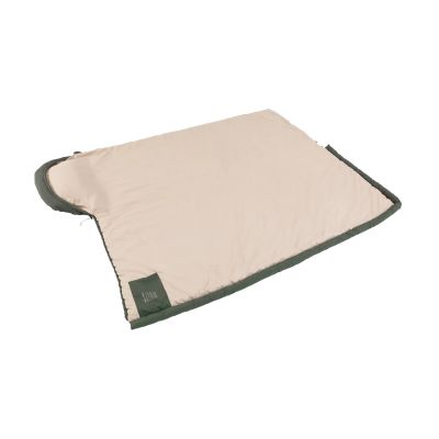 5. Outwell Caldera Lux Adult Semi-Rectangular Sleeping Bag Polyester Green