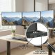 7. Maclean MC-811 desk mount for 3 monitors (desktop; 17" - 27"; max. 20kg)