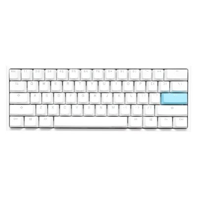 Ducky DKON2061ST Gaming Keyboard USB QWERTY American International White