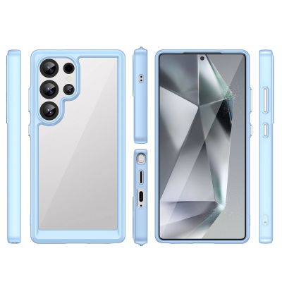 2. Outer Space Case with Gel Frame for Samsung Galaxy S25 Ultra - Blue