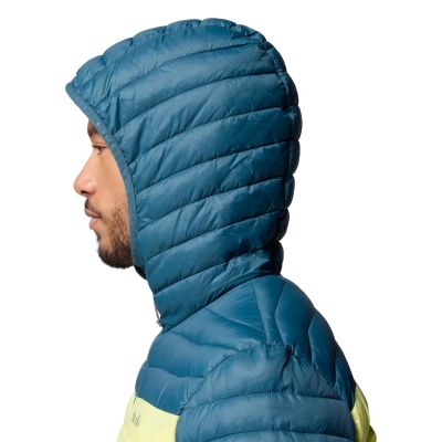 4. Columbia Powder Pass Hooded Jacket 2134131461 Blue L