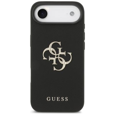 3. Guess Grained Big 4G & Classic Logo case for iPhone Air - black