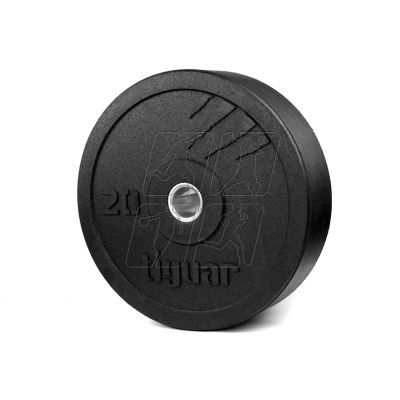 2. Tiguar 20 kg bumper plate V2 TI-WB02000V2