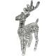 7. REINDEER DECORATION 60 CM 60 LED SILVER