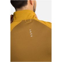 VIKING Birger Man Men's Brown and Yellow Zip-Up Hoodie, Size L