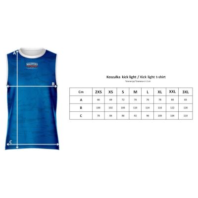 3. MASTERS Kick Light Sleeveless Shirt (WAKO APPROVED)
