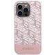 3. Guess GUHMP14LHGCFSEP iPhone 14 Pro 6.1" pink/pink hard case GCube Stripes MagSafe