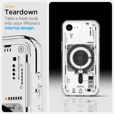 11. Spigen Ultra Hybrid MagSafe Case for iPhone 16e / 17e Neo One - Clear