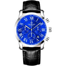 Giewont Chronograph Sapphire Silver Blue Men's Watch GW6260-A4