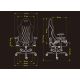 21. HATOR Darkside 3M Fabric Universal Gaming Chair Gray