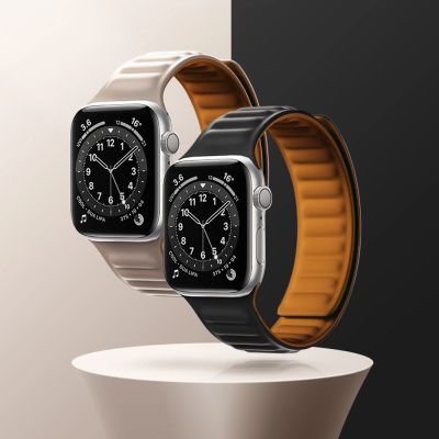 7. Magnetic Strap Magnetic Strap Bracelet for Apple Watch 41mm - Black