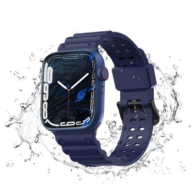 3. Strap Triple Protection for Apple Watch 38 / 40 / 41 mm band bracelet - navy blue