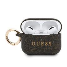 Guess Ring Silicone Case for AirPods Pro Cover - Black and Gold