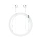 Acefast L14 in-ear wired headphones with 3.5 mm mini jack microphone - white