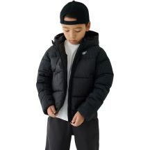 Boy's down jacket 4F M621 deep black 4FJWAW25TDJAM621 20S