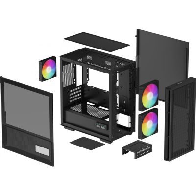 3. DeepCool CH360 DIGITAL CASE (R-CH360-BKAPE3D-G-1)
