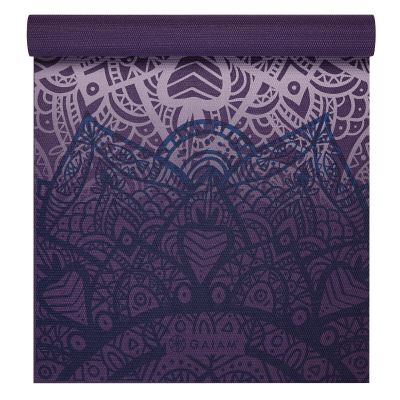 5. Gaiam Purple Lattice Yoga Mat 4 mm 64747