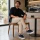 7. Men's black textile sneakers Big Star TT174292