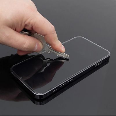 4. Privacy glass with Anti Spy filter for iPhone 15 Pro Wozinsky Privacy Glass - black