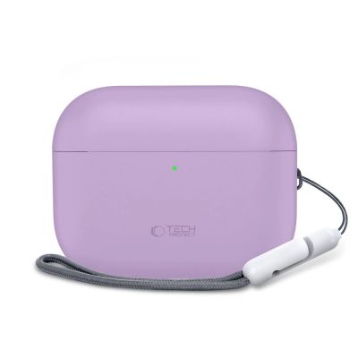 3. Tech-Protect Silicone Case for AirPods Pro 3 - Purple