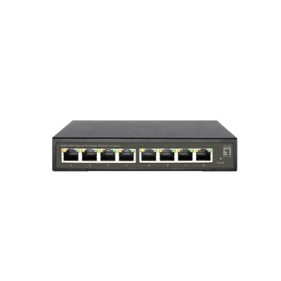 LevelOne Hilbert 8-Port Gigabit PoE Smart Lite Switch - 802.3at/af PoE - 8 PoE Outputs - 112.8W Power Budget