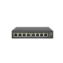LevelOne Hilbert 8-Port Gigabit PoE Smart Lite Switch - 802.3at/af PoE - 8 PoE Outputs - 112.8W Power Budget