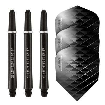 2. Harrows Twin Pack Supergrip shafts + Atomic flights HS-TNK-000013681