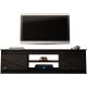 3. TV cabinet GRANERO 200x56.7x35 black/black combination