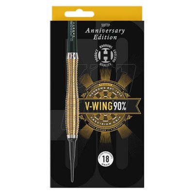 16. Harrows V-Wing 90% 50th Anniversary Edition steeltip darts