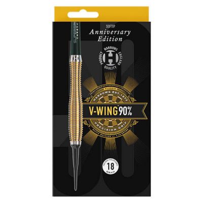 16. Harrows V-Wing 90% 50th Anniversary Edition steeltip darts