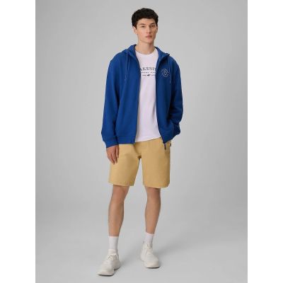 3. Men's regular hooded sweatshirt 4F 4FRSS26TSWSM2978-033S