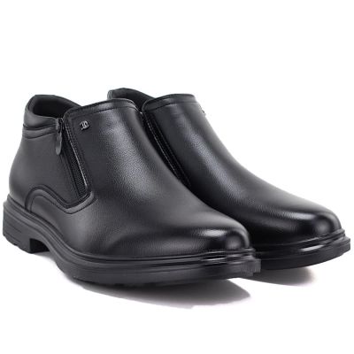 4. Men’s Black Zip-Up Ankle Boots McKeylor 85229