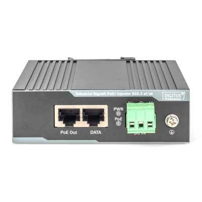 15. Industrial PoE+ power supply. Gigabit, 802.3 af/a