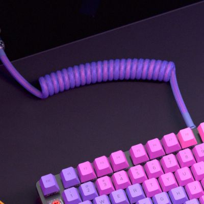 6. Glorious Gaming GLO-KB-ACC-CBL-COIL-NEB Keyboard/Mouse Cable Purple 1.4m