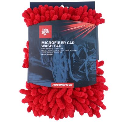 3. MICROFIBER CHENILLE WASHING CLOTH 18X4X24CM DIRT DEVIL RED