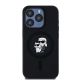 3. Karl Lagerfeld Silicone Karl&Choupette MagSafe case for iPhone 15 Pro - black