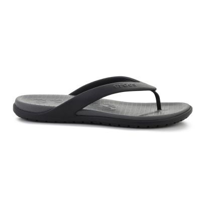6. CROCS COAST FLIP BLACK/SLATE GRAY 212035-0DD