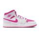 Women's Air Jordan 1 Mid GS Pink Sneakers - FD8780-500