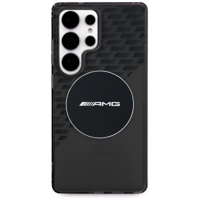 3. AMG Transparent Rhombs MagSafe Case for Samsung Galaxy S25 Ultra - Black
