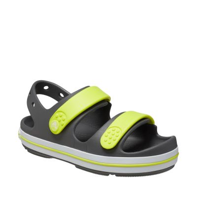 2. Crocs Crocband Cruiser Graphite Yellow Children's Sandals 209423 1NJ