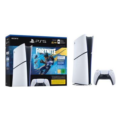 4. Sony PlayStation 5 Digital Edition - Fortnite Flowering Chaos Bundle 825 GB Wi-Fi Black, White