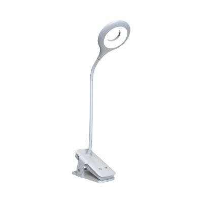 Mini Wozinsky Wireless LED Reading Lamp with Clip + USB-C Cable - White