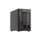 Qnap TS-253E-8G, Tower, 2 x 2.5"/3.5" SATA, Intel Celeron J6412 4C/4T, 8 GB DDR4 onboard not expandable, 2 x 2.5GbE, External adapter (PSU)