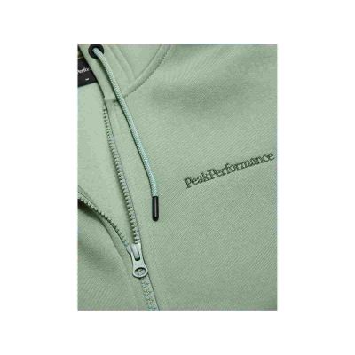 4. PEAK PERFORMANCE M Original Small Logo Zip Hood Green