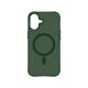 4. 3mk Smoke MagCase for iPhone 17 - Green-Translucent