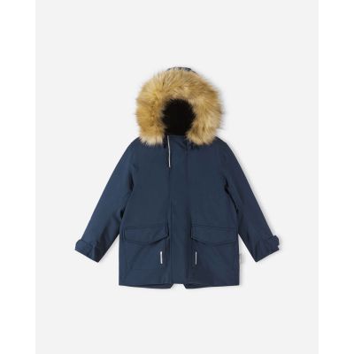 13. Reimatec Reima Mutka children's winter jacket, waterproof, insulated, navy blue (5100037B-6980)
