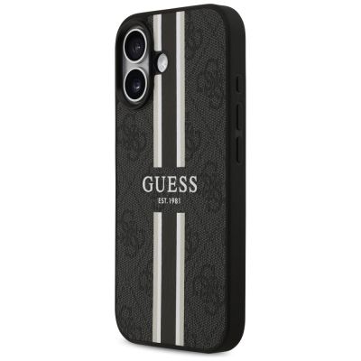 2. Guess 4G Printed Stripes MagSafe case for iPhone 17 - black